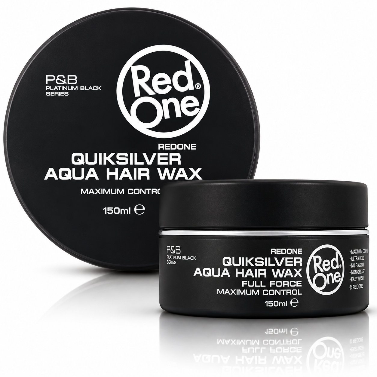 Red One Aqua Hair Gel Wax Quicksilver 150 ml